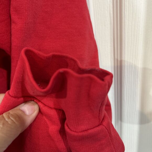 Vintage Northern Reflections Winter Cabin Graphic Sweatshirt Red Cottage Core XL - Picture 10 of 13